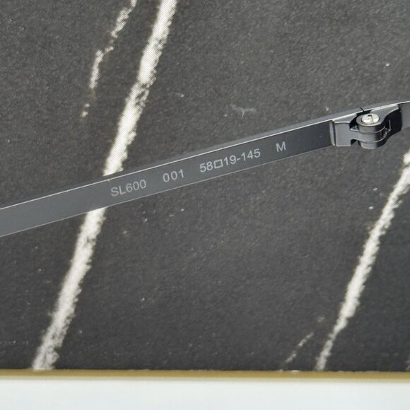 NEW SAINT LAURENT SL600 001 BLACK UNISEX SUNGLASSES SAINT LAURENT SL600 001 - Picture 12 of 14